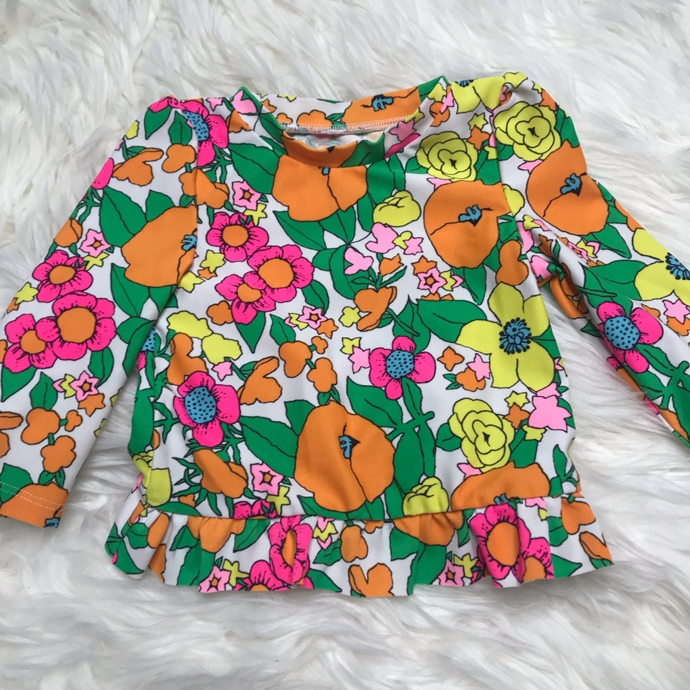 5/$25! Circo tropical floral sun shirt size 9 months